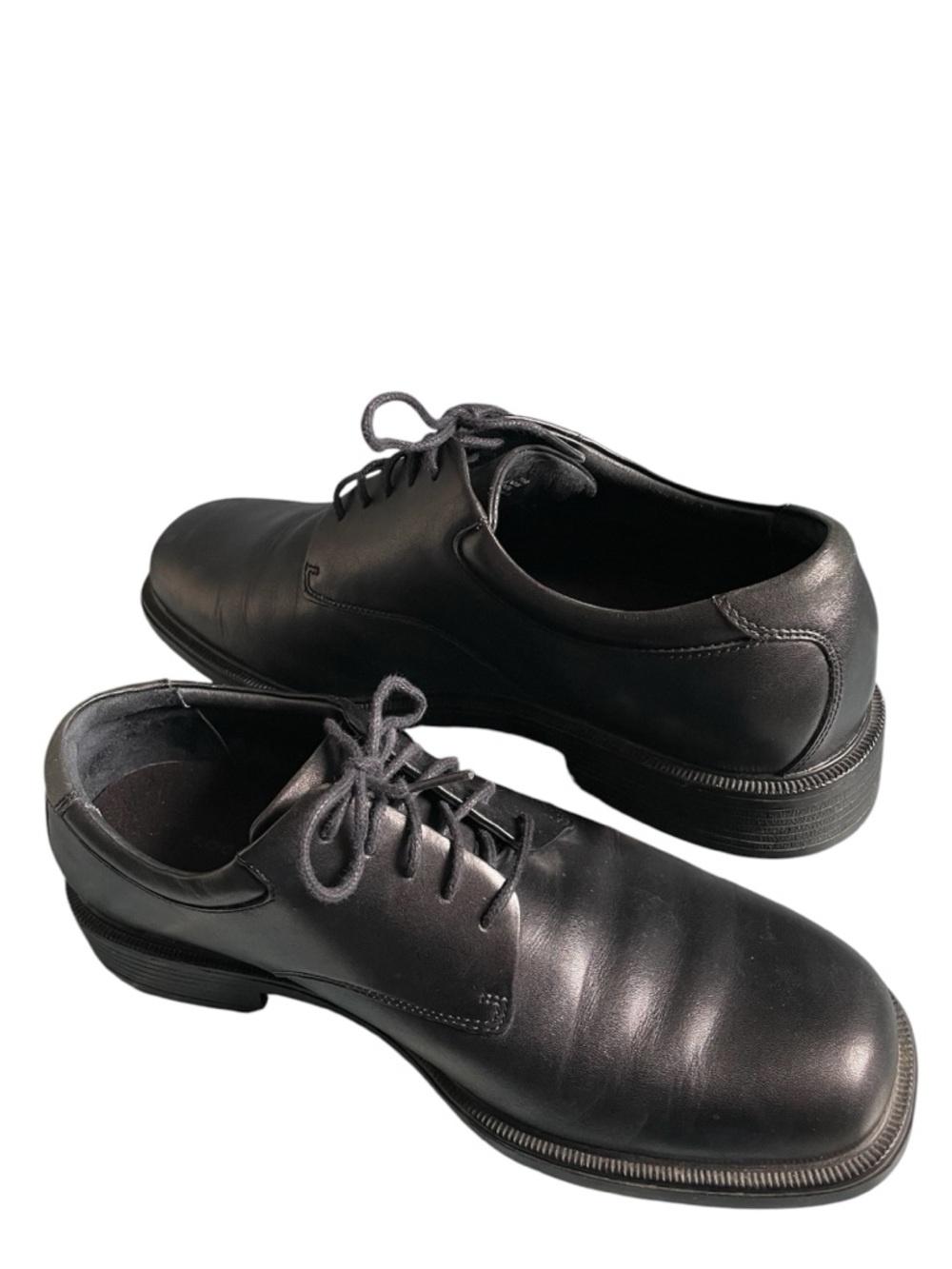 Rockport Men’s Black Leather Upper Dress Shoes – Size 11W